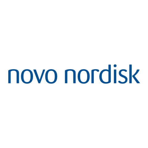 novo nordisk Logo: novo nordisk ist im MSCI World SRI ETF in den Top10-Positionen enthalten