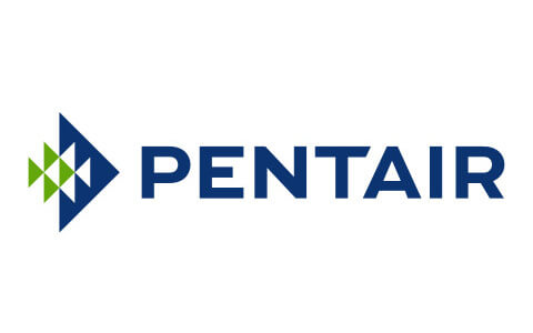 Pentair-Logo: Pentair ist eine von zehn Wasseraktien, die auf grün-bullisch.de vorgestellt werden.